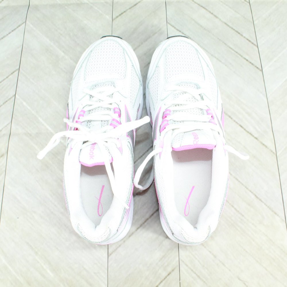 REEBOOK Pheehan Run White Synthetic Running Sneaker Shoes Size US 10 - Picture 6 of 9